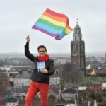 Orla rainbow flag Shandon