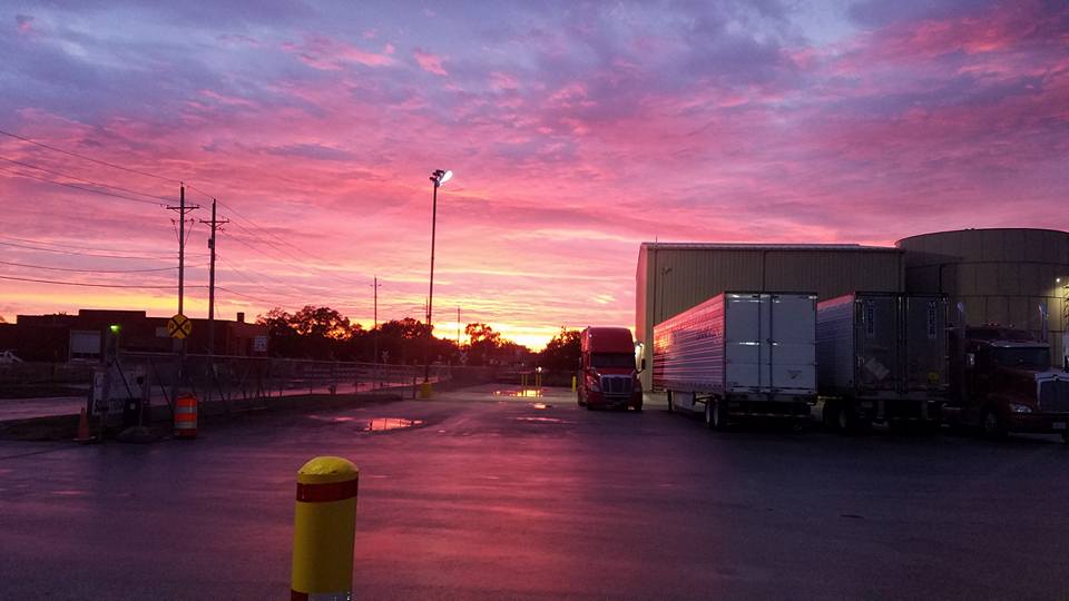 pink sky